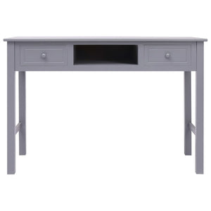 Schreibtisch Grau 110×45×76 cm Holz