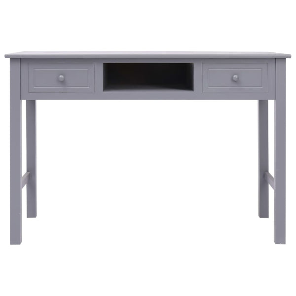 Schreibtisch Grau 110×45×76 cm Holz