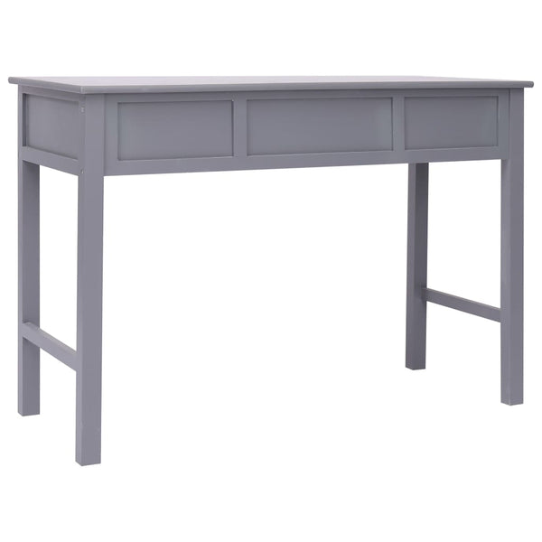Schreibtisch Grau 110×45×76 cm Holz