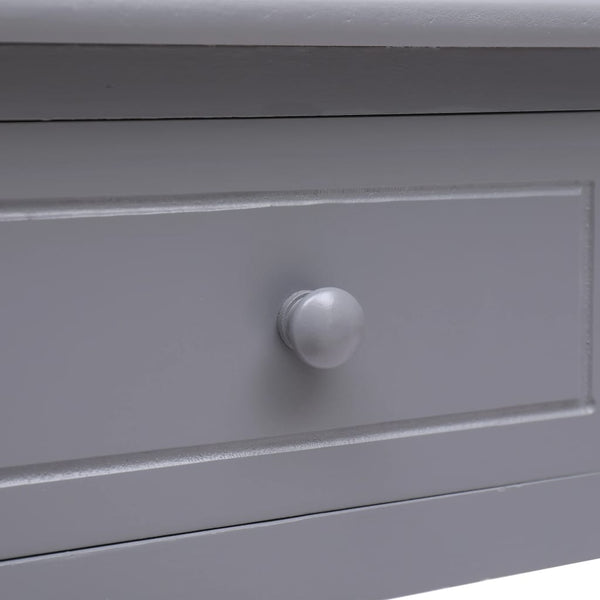 Schreibtisch Grau 110×45×76 cm Holz
