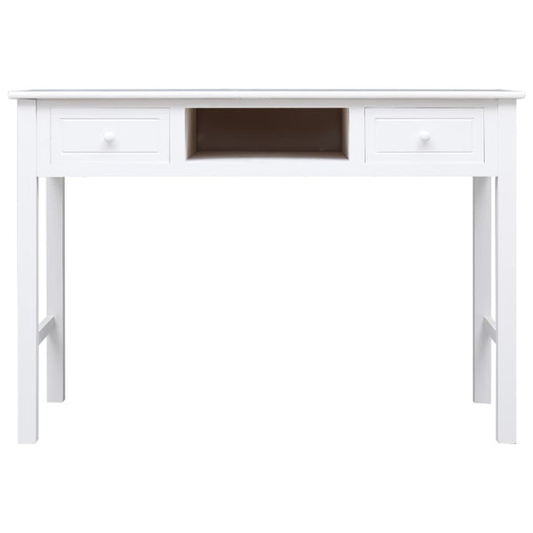 Schreibtisch Weiß 110×45×76 cm Holz