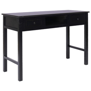 Schreibtisch Schwarz 110×45×76 cm Holz