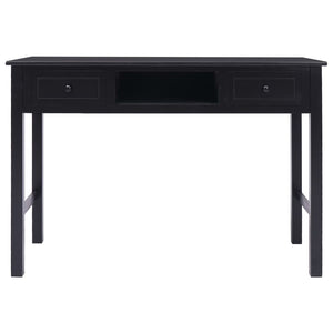Schreibtisch Schwarz 110×45×76 cm Holz