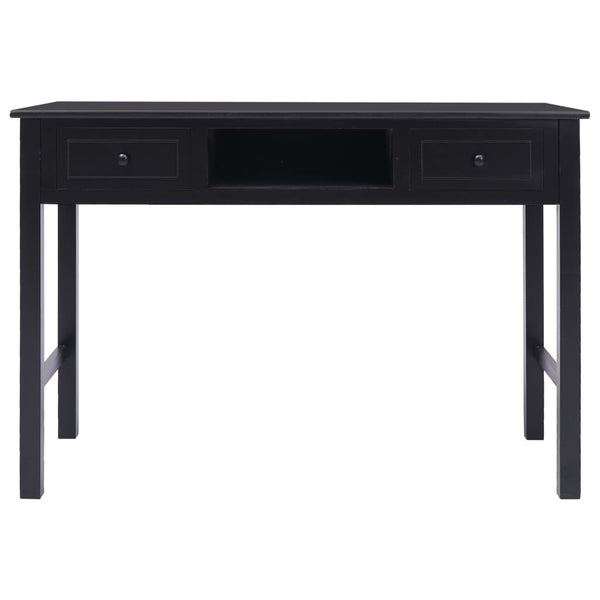 Schreibtisch Schwarz 110×45×76 cm Holz