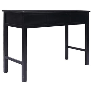 Schreibtisch Schwarz 110×45×76 cm Holz