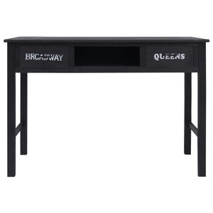 Konsolentisch Schwarz 110 x 45 x 76 cm Holz