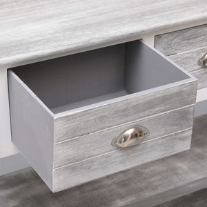 vidaXL Buffet Gris Antique 115x30x76 cm Bois