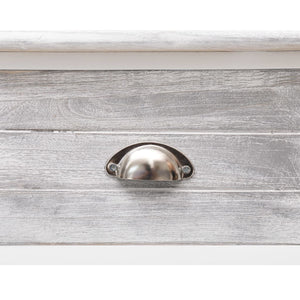Sideboard Antik-Grau 115x30x76 cm Holz
