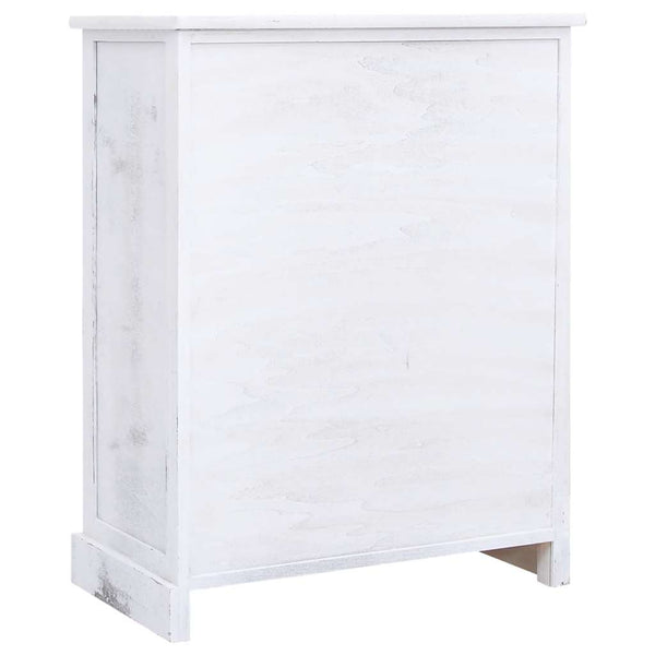 vidaXL Commode de tiroirs blanc 60x30x75 cm Bois
