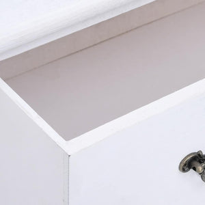 vidaXL Commode de tiroirs blanc 60x30x75 cm Bois