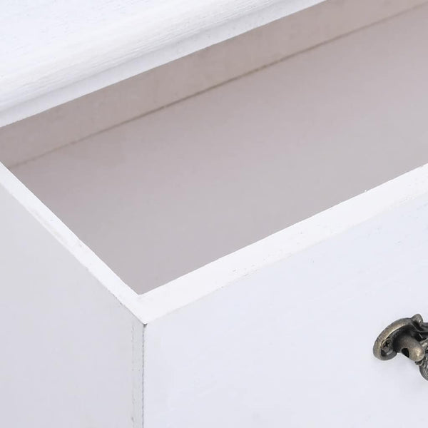 vidaXL Commode de tiroirs blanc 60x30x75 cm Bois