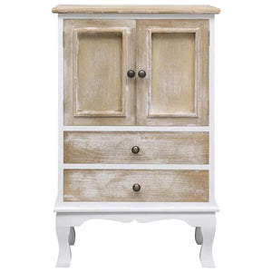 vidaXL Commode de tiroirs Blanc 50x30x80 cm Bois