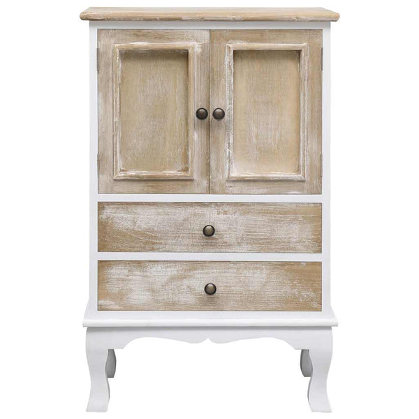 vidaXL Commode de tiroirs Blanc 50x30x80 cm Bois