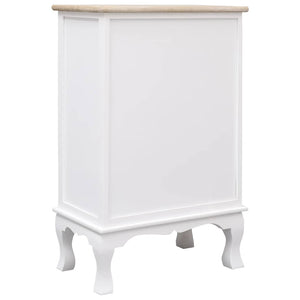 vidaXL Commode de tiroirs Blanc 50x30x80 cm Bois