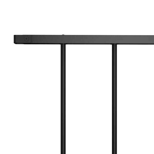 Zaunelement Woerden Pulverbeschichteter Stahl 1,7 x 0,75 m Schwarz