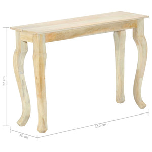 vidaXL Console 110x35x77 cm Bois de manguier massif