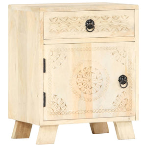 Nachttisch 40 x 30 x 50 cm Massivholz Mango