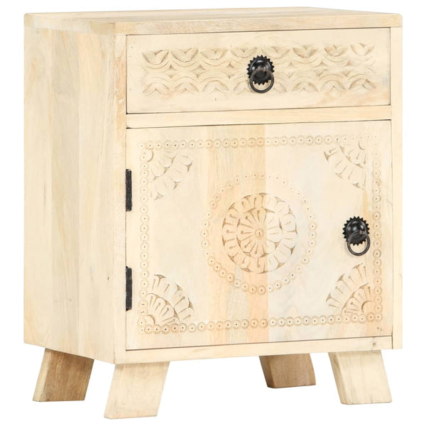 Nachttisch 40 x 30 x 50 cm Massivholz Mango