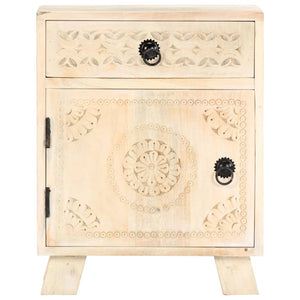 Nachttisch 40 x 30 x 50 cm Massivholz Mango