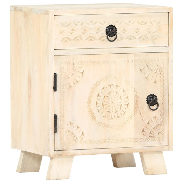 Nachttisch 40 x 30 x 50 cm Massivholz Mango