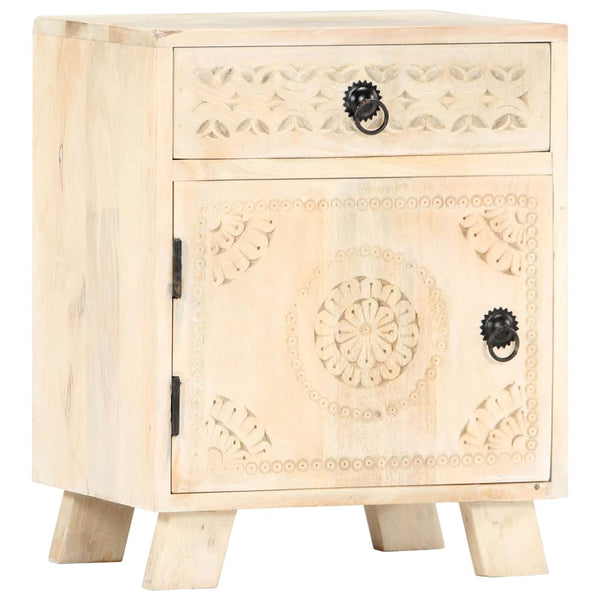 Nachttisch 40 x 30 x 50 cm Massivholz Mango