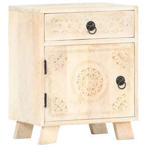 Nachttisch 40 x 30 x 50 cm Massivholz Mango