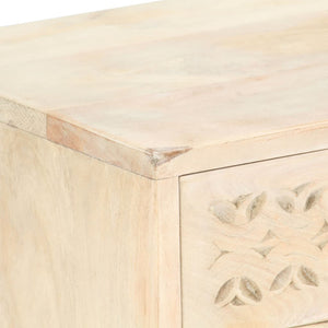 Nachttisch 40 x 30 x 50 cm Massivholz Mango