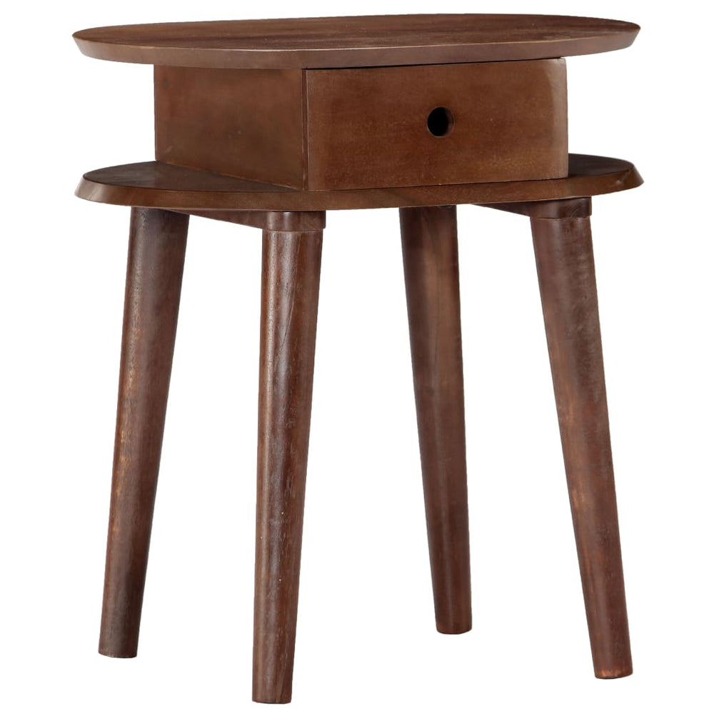 Nachttisch 50x35x55 cm Massivholz Akazie