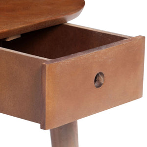 Nachttisch 50x35x55 cm Massivholz Akazie