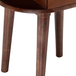 Nachttisch 50x35x55 cm Massivholz Akazie