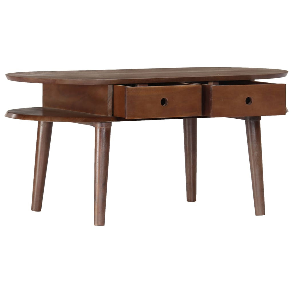 Couchtisch 100x50x46 cm Massivholz Akazie