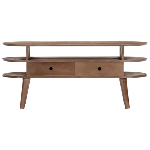 TV-Schrank 110×35×50 cm Massivholz Akazie