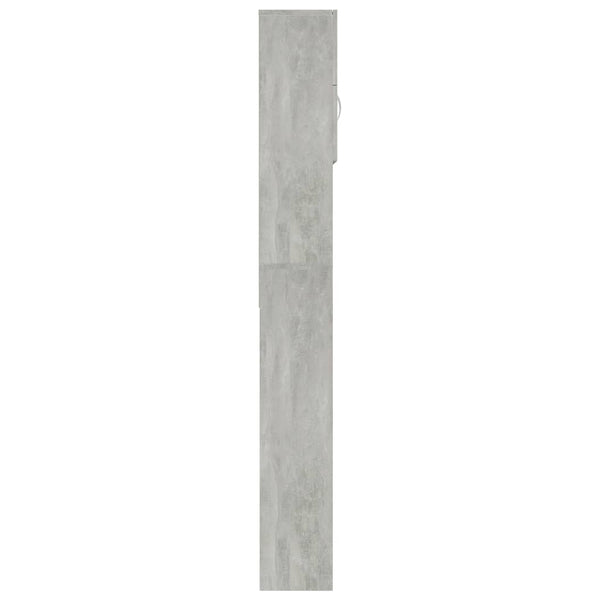 Waschmaschinenschrank Betongrau 64x25,5x190 cm