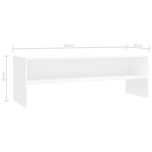 Weißer TV-Schrank 120 cm