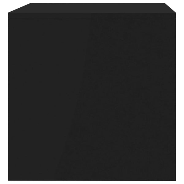 Schwarzer TV-Schrank 80x40 cm