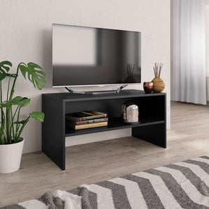 Schwarzer TV-Schrank 80x40 cm