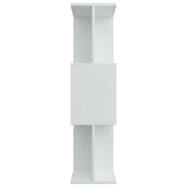Weißes Bücherregal Raumteiler, 80cm