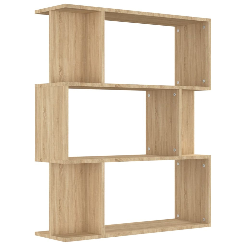 Sonoma Eiche Bücherregal Raumteiler 80x96 cm