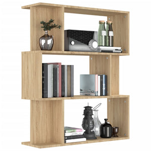 Sonoma Eiche Bücherregal Raumteiler 80x96 cm