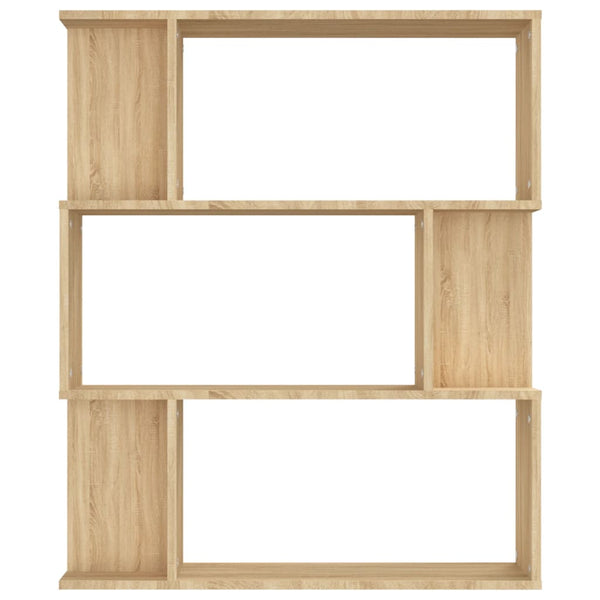 Sonoma Eiche Bücherregal Raumteiler 80x96 cm