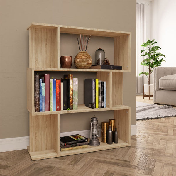 Sonoma Eiche Bücherregal Raumteiler 80x96 cm