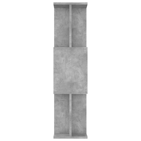 Betongraues Bücherregal/Raumteiler 80x96 cm