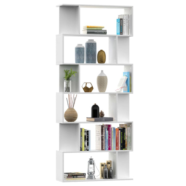 Weißes Bücherregal / Raumteiler 80x24x192 cm