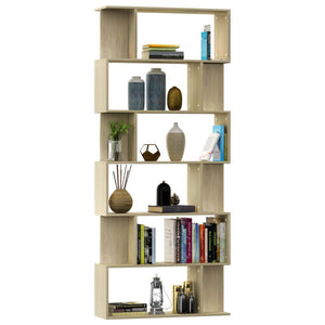 Sonoma Eiche Bücherregal Raumteiler 80x192 cm