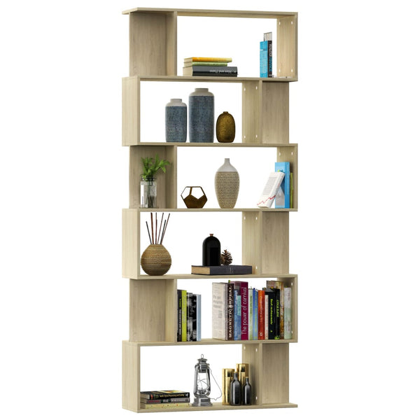Sonoma Eiche Bücherregal Raumteiler 80x192 cm