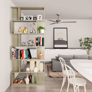 Sonoma Eiche Bücherregal Raumteiler 80x192 cm