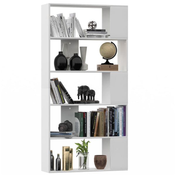 Weißes Bücherregal Raumteiler 80x159 cm