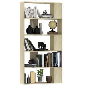 Sonoma Eiche Bücherregal Raumteiler 80x159 cm