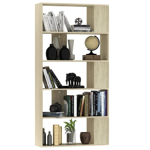 Sonoma Eiche Bücherregal Raumteiler 80x159 cm
