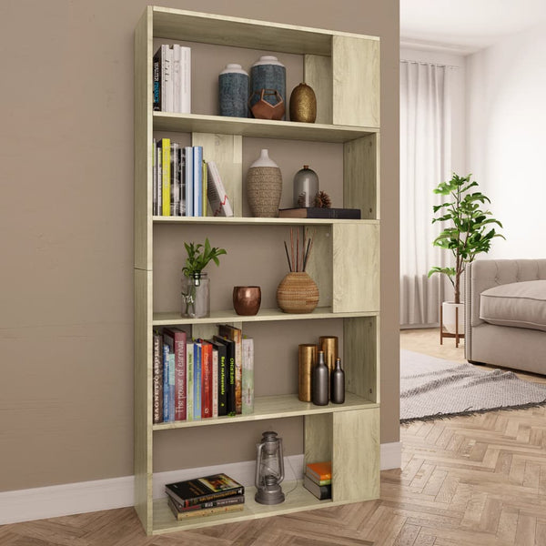Sonoma Eiche Bücherregal Raumteiler 80x159 cm